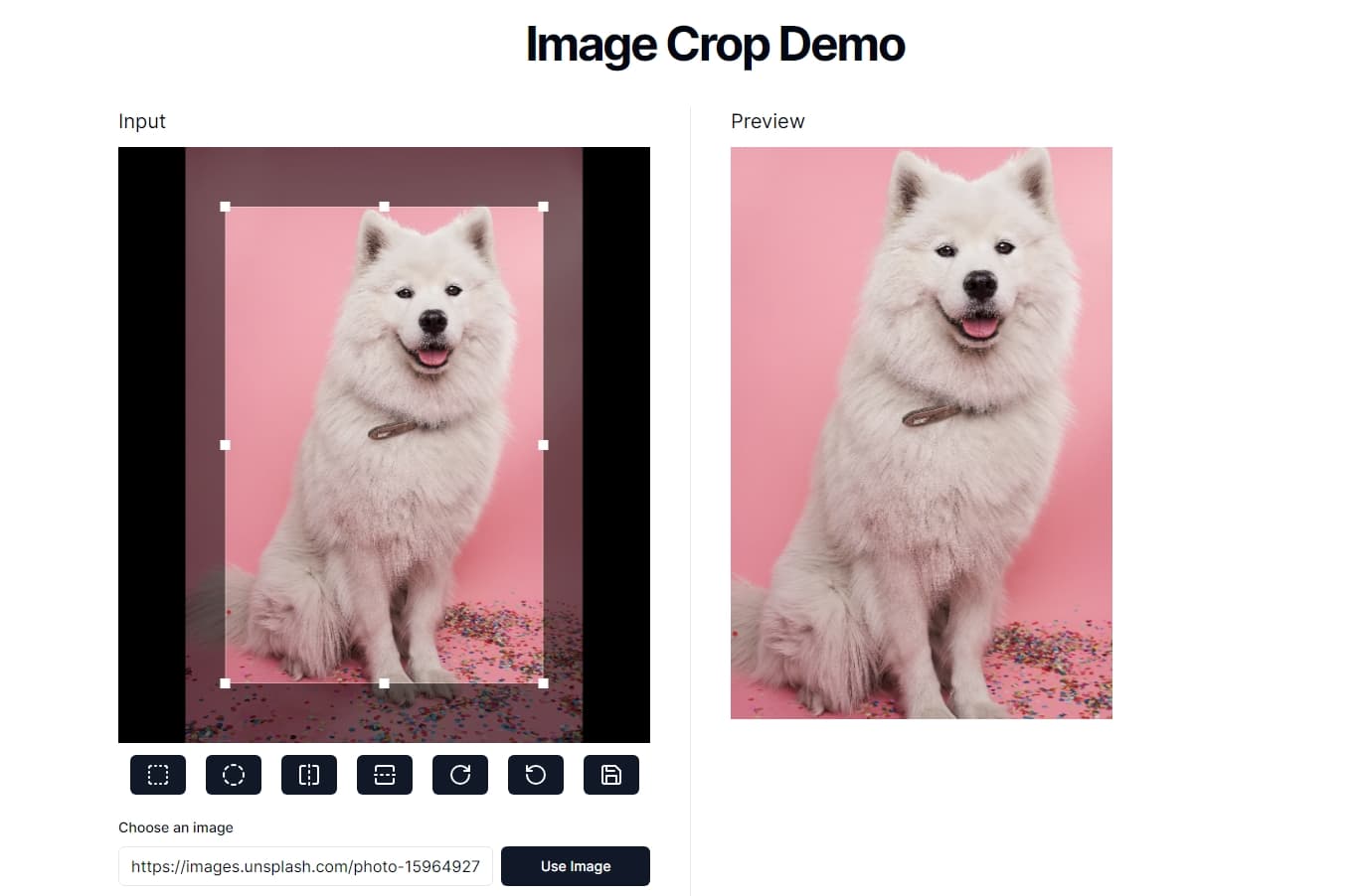 Image-crop-demo-screenshot
